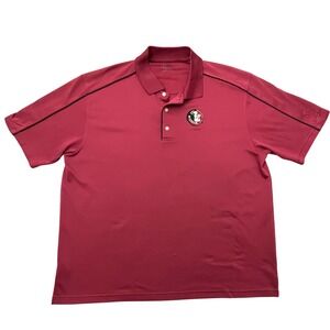 PGA Tour XXL Florida State Seminoles Polo Shirt Mens Maroon Golf‎